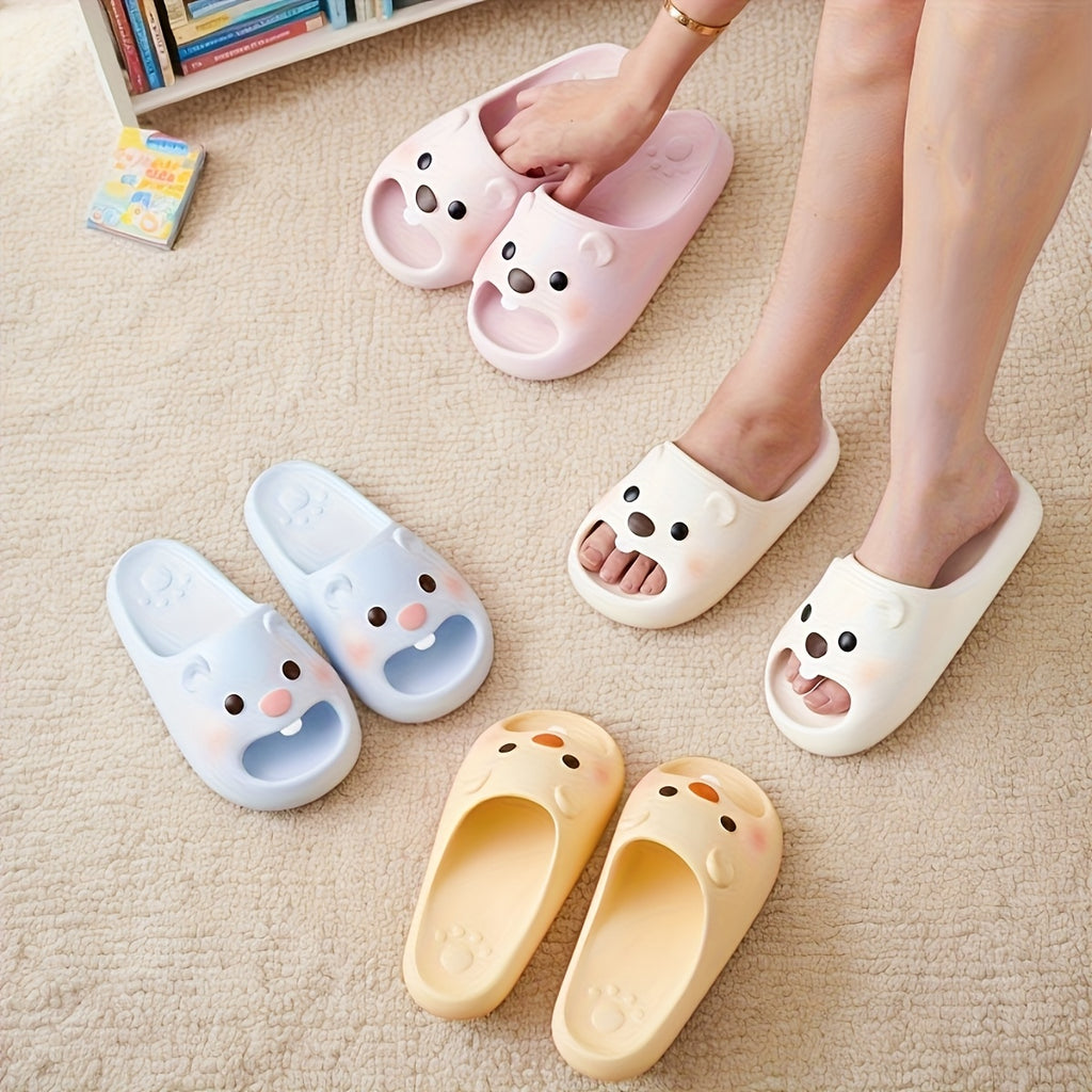 Graceful Little Beaver Cartoon Slippers, Indoor\u002FOutdoor Spring and Summer, Cool, Fashionable, Simple