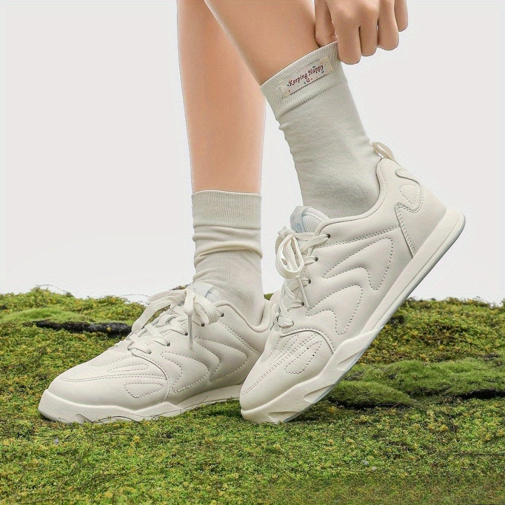 Unisex Skate Shoes Original Design Anti-Slip Versatile Thick Sole Flat Sneakers New Trendy