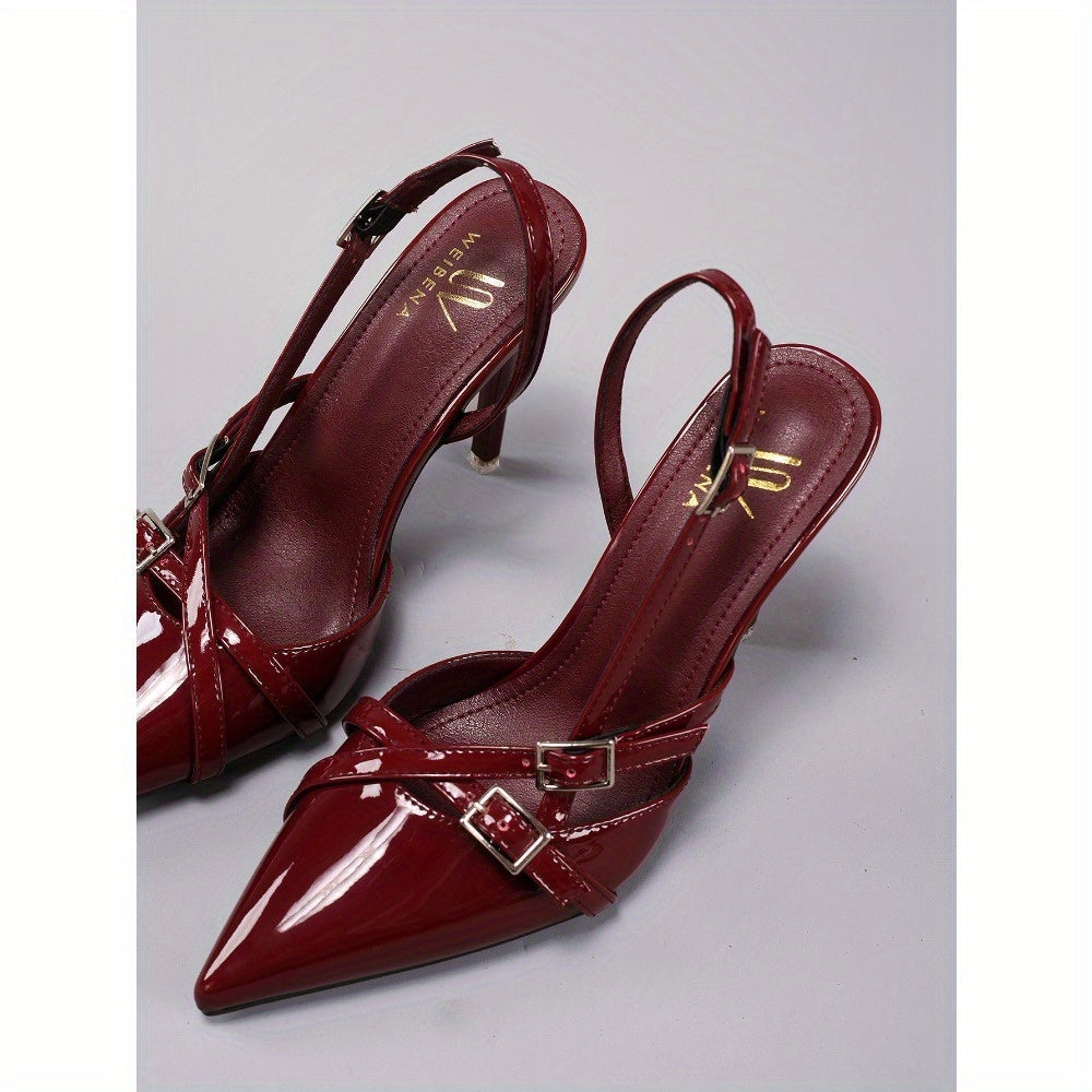 WEIBENA Elegant Stiletto Heels WEIBENA Women's Elegant Pointed Toe High Heels