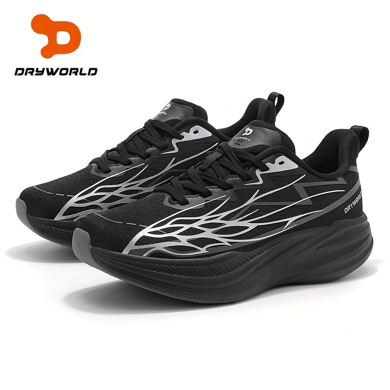 Men's Road Running Shoes - Lightweight Cushioned Athletic Sneakers with Non-Slip EVA Sole