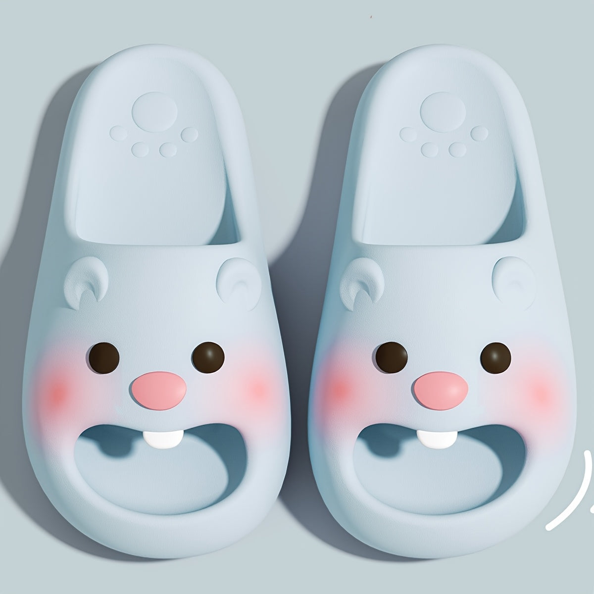 Graceful Little Beaver Cartoon Slippers, Indoor\u002FOutdoor Spring and Summer, Cool, Fashionable, Simple