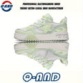 Q-AND Retro Skate Sneakers - Low-Top Lace-Up Casual Shoes with Thick Rubber Sole
