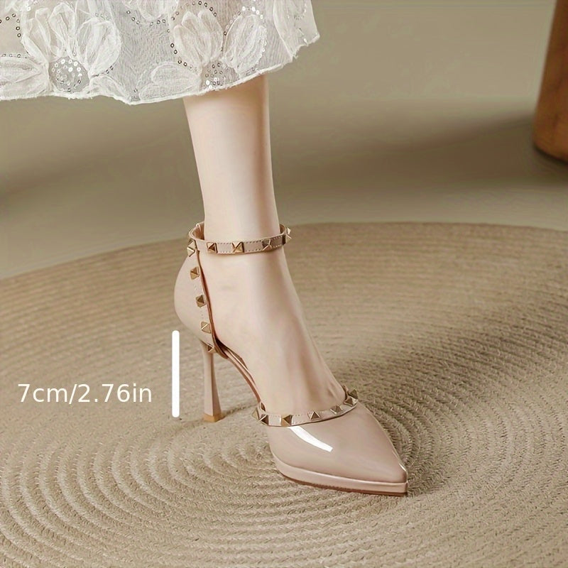 Sexy Summer High Heels for Women, Chic Party Shoes | Ankle Strap Sandals | Rubber Sole Stability