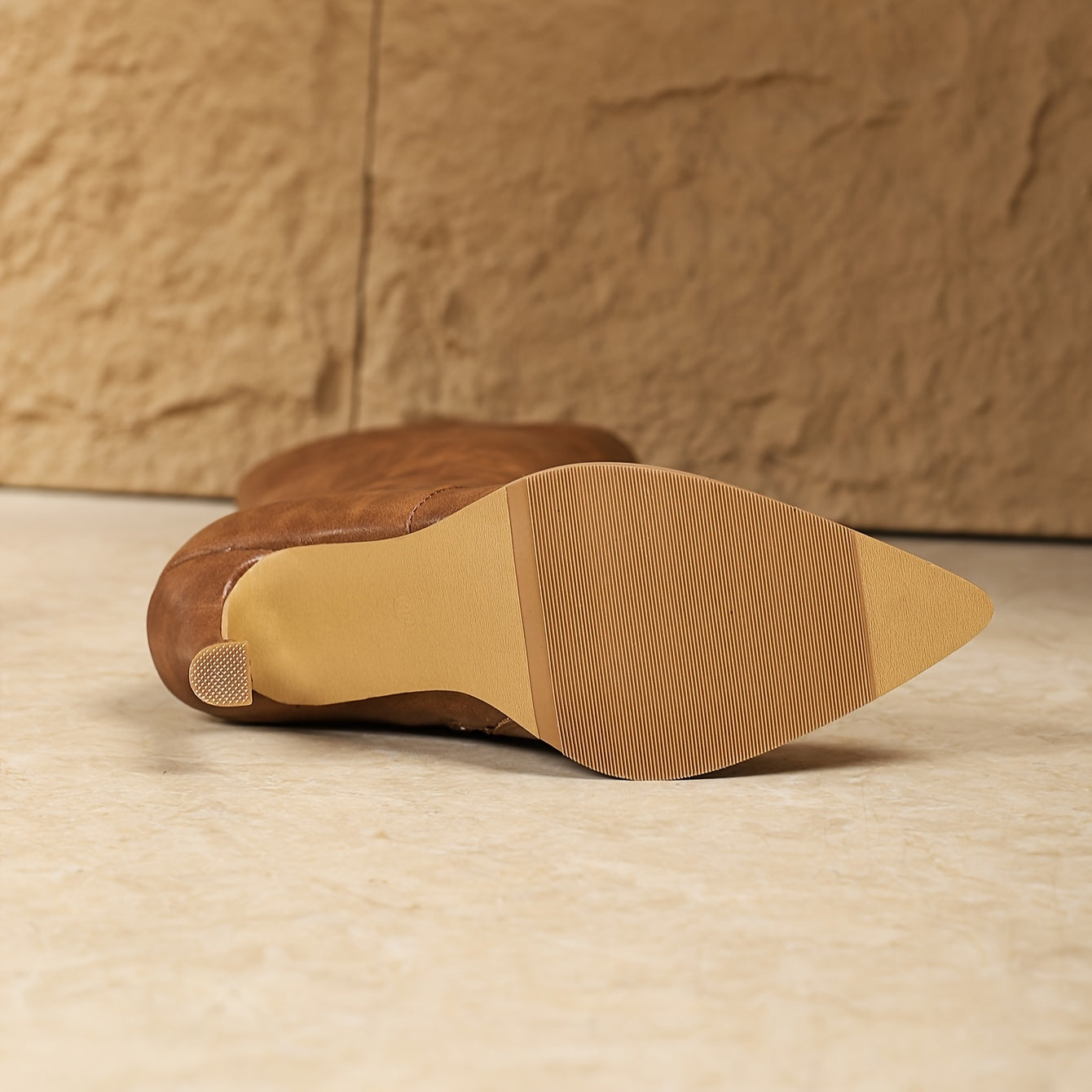 Brown British Style Boots Brown British Style Ladies' Autumn Boots - Soft Pointed Toe, Slimming