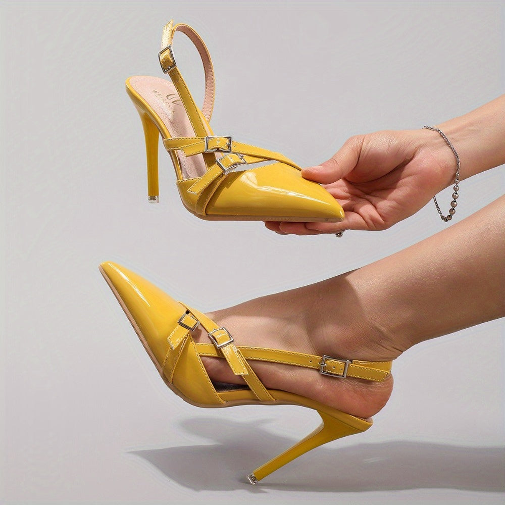 WEIBENA Elegant Stiletto Heels WEIBENA Women's Elegant Pointed Toe High Heels