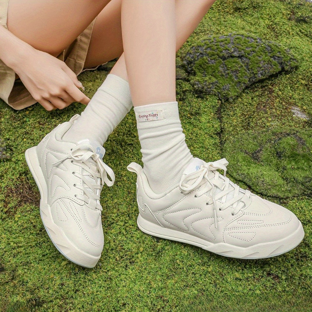 Unisex Skate Shoes Original Design Anti-Slip Versatile Thick Sole Flat Sneakers New Trendy