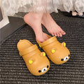 Women's Cute Bear Slip-On House Shoes - Non-Slip Bathroom Slippers, Soft EVA Cushioned Sole for Indoor