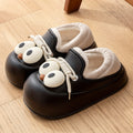 Women's Slip-On Shoes - Cute Owl-like Eyes - Beige\u002FBrown\u002FBlack Color Options