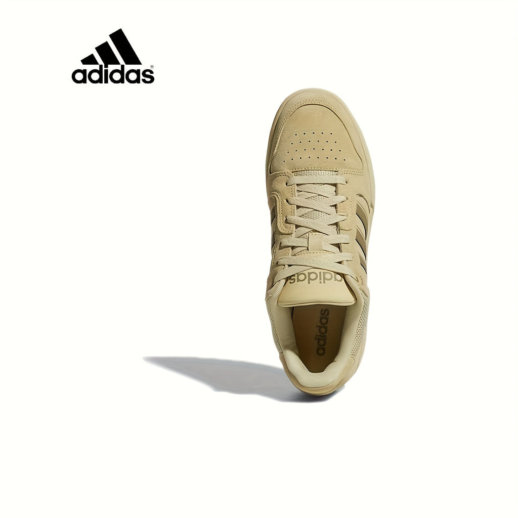 Adidas Neo Entrap Versatile And Stylish Low-Top Sneakers for Both Men And Women in Light Mustard Green JS3007.