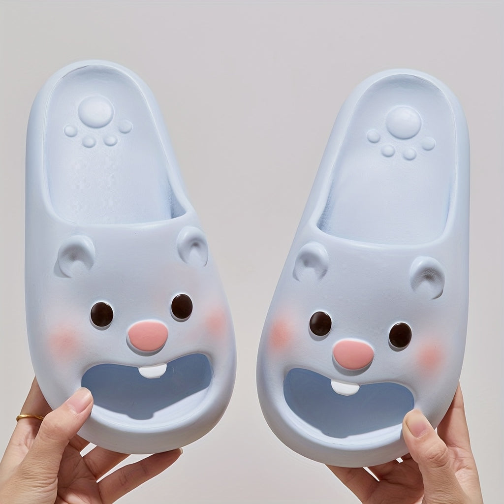 Graceful Little Beaver Cartoon Slippers, Indoor\u002FOutdoor Spring and Summer, Cool, Fashionable, Simple