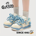 Versatile Style Q-AND Unisex Low-Top Skate Sneakers - Breathable Fabric Upper, TPR Non-Slip Sole