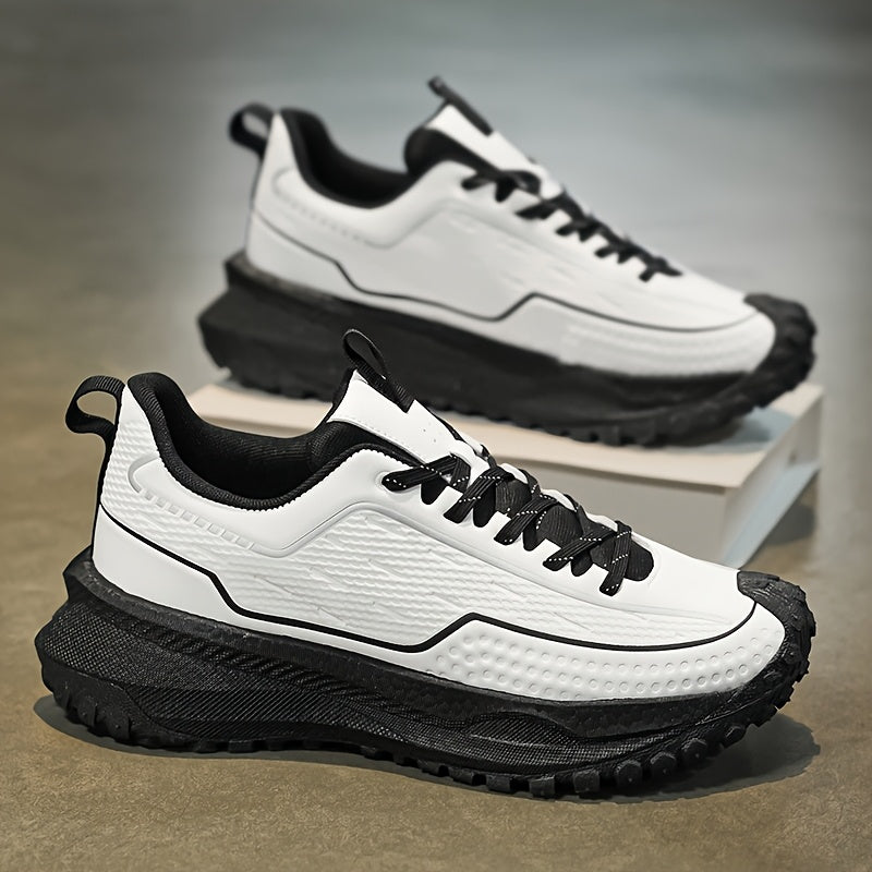 Men's Breathable Mesh Low-Top Sneakers - Lightweight EVA Cushioning