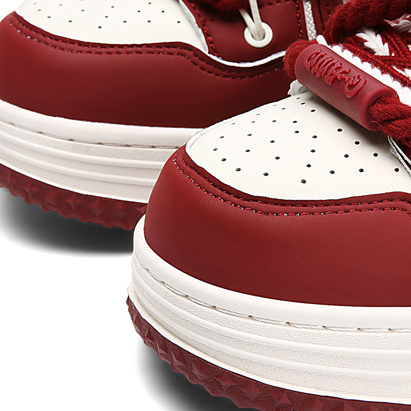 Unisex Skateboard Shoes Original Design Anti-Slip Versatile Thick Sole Flat Sneakers New Trendy