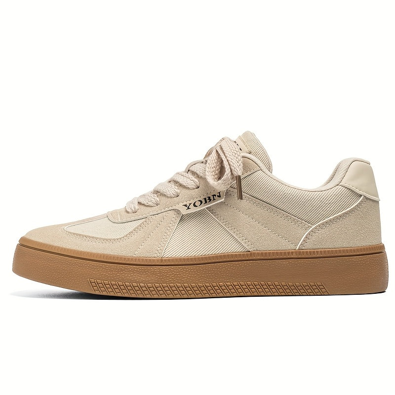 Men'S Lightweight Breathable Skate Sneakers - Low-Top Casual Streetwear Shoes with EVA Cushioned Sole