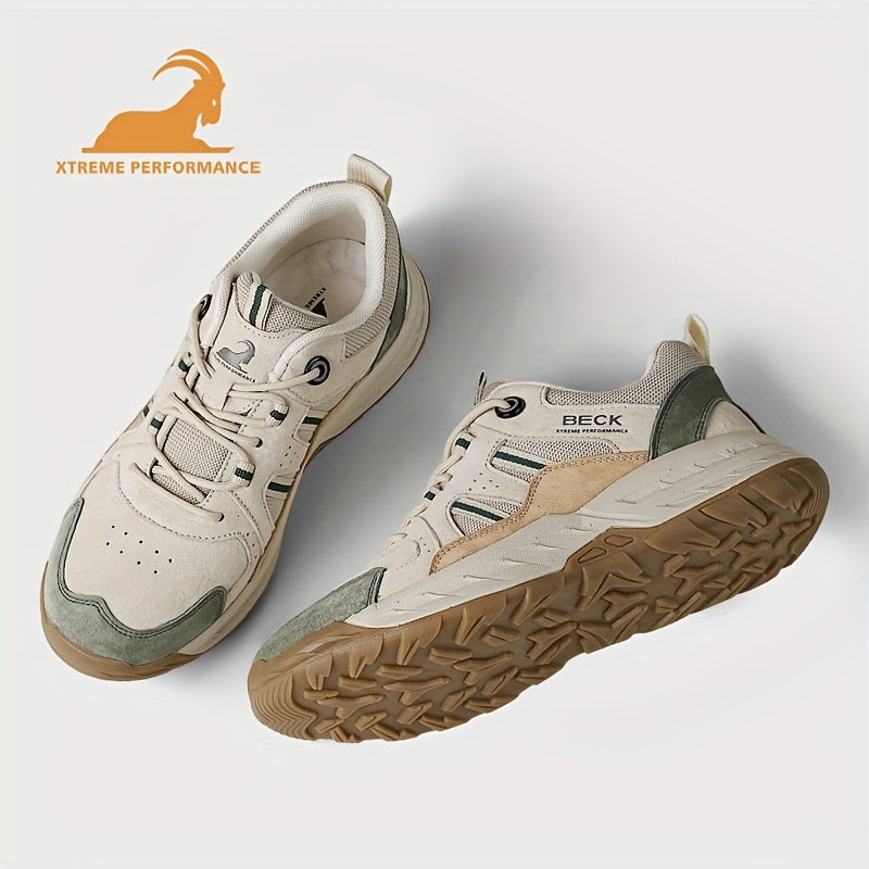 BECK Colorblock Sneakers BECK Women's Colorblock Casual Sneakers | Lace-Up Platform Walking Shoes